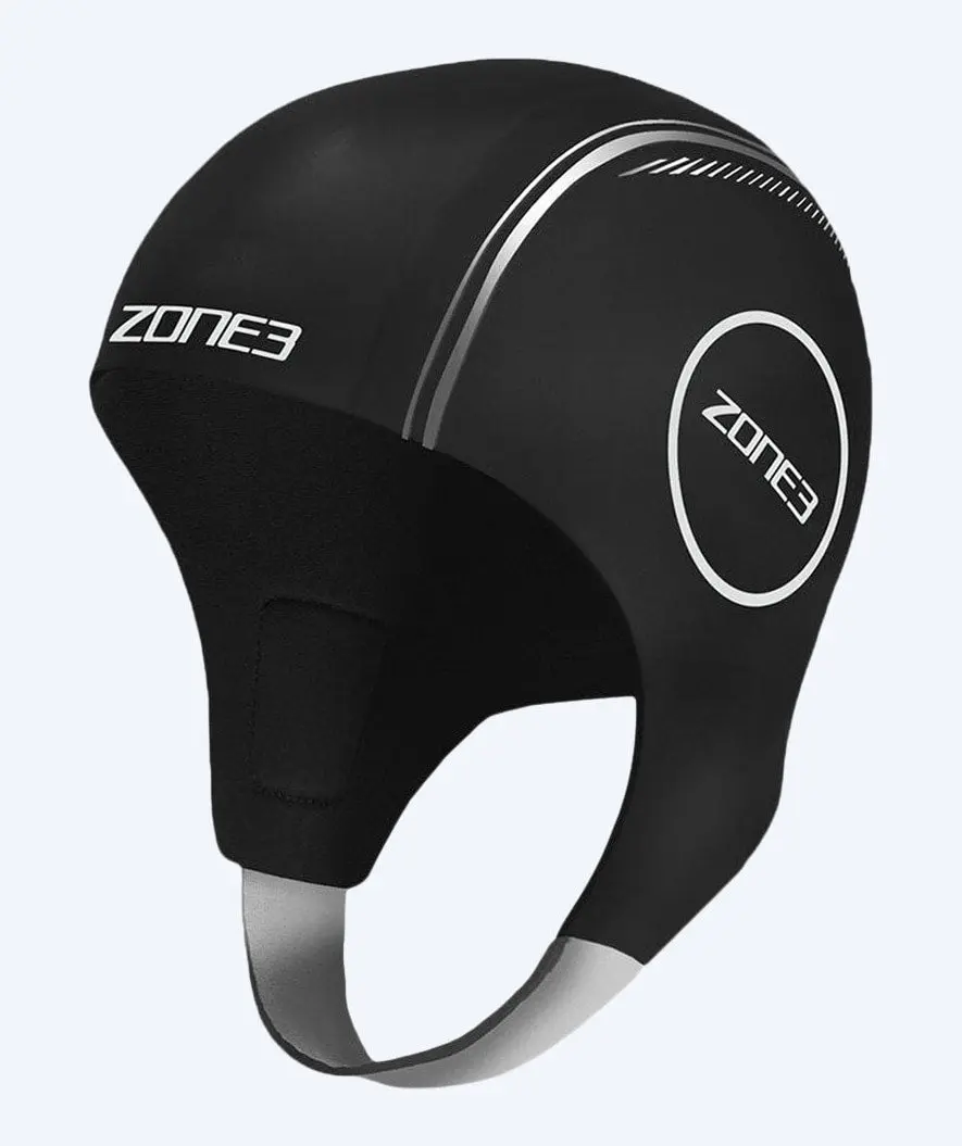 ZONE3 neopren hette - (4mm) - Svart/sølv