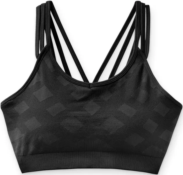 W's Seamless Strappy Bra Black