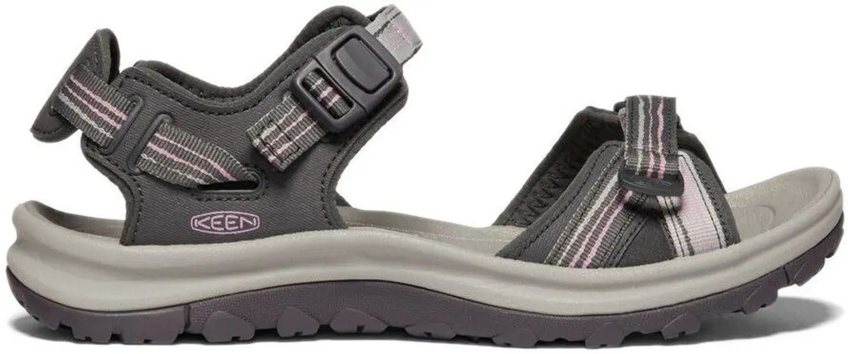Keen W's Terradora II Open Toe Sandal Dark Grey/Dawn Pink