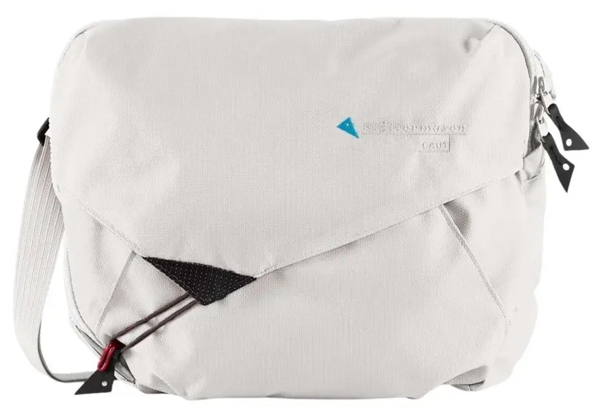 Gaut Messenger Bag Silver Creame