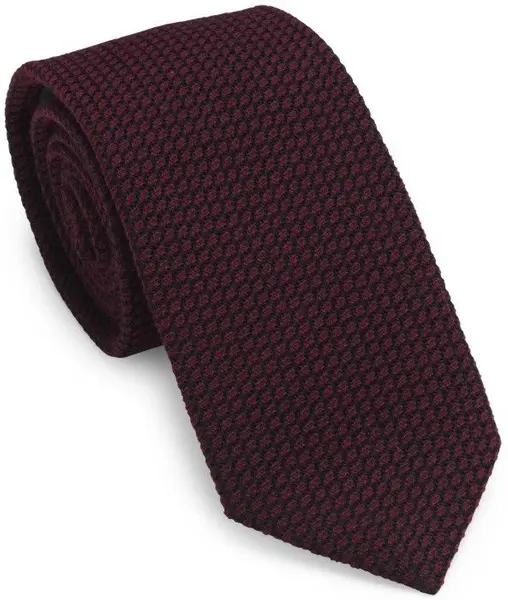 Silk/Wool Tie Grape