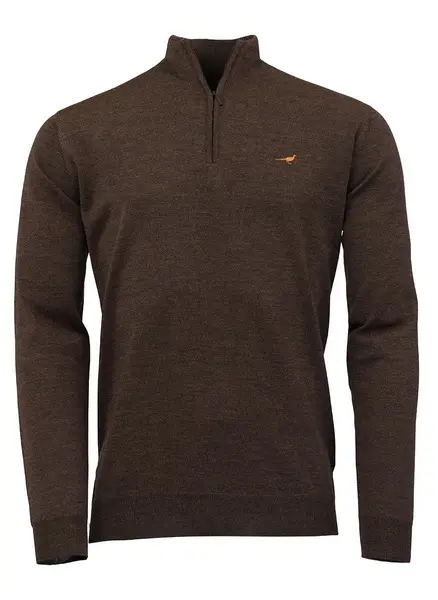 Norfolk Zip-Neck Brownie