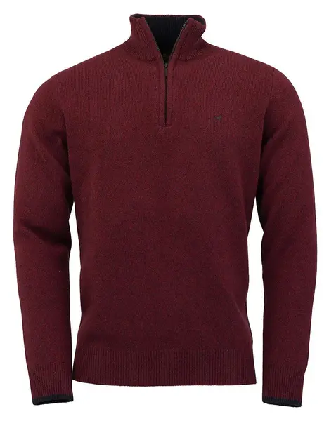 Brompton Zip-Neck Burgundy