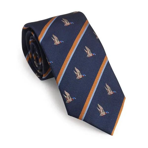Regimental Stripe Tie Duck