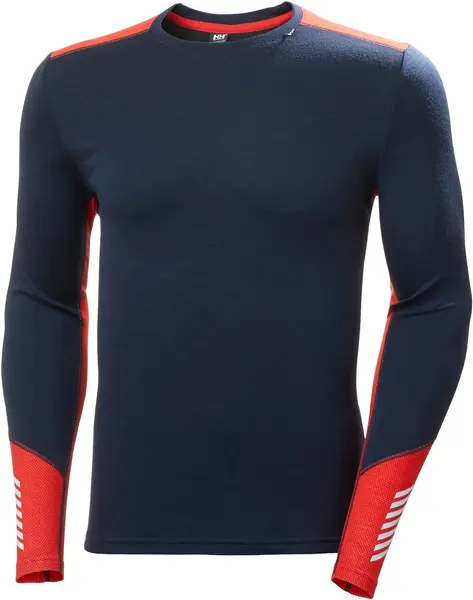 M's Lifa Merino Midweight Crew Navy