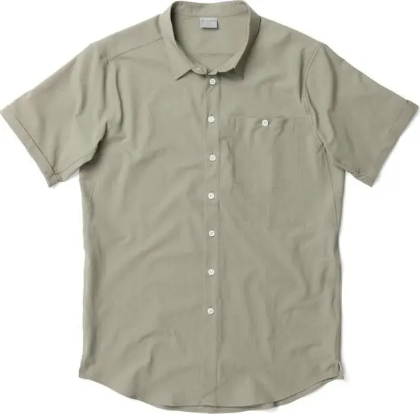 M's Shortsleeve Shirt In Between Green