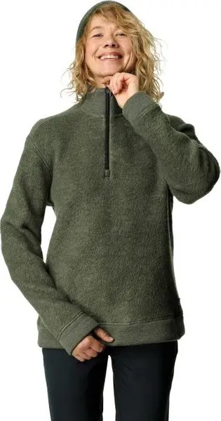 W's Alto Half Zip Merino Mix Willow Green