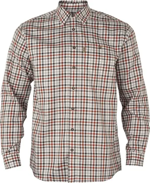 Milford Shirt Bloodstone Red/White