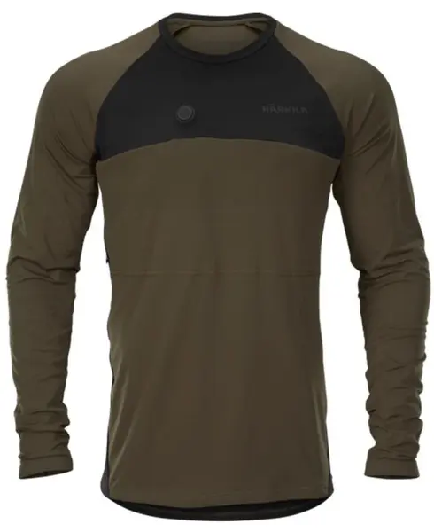 Heat L/S Willow Green/Black