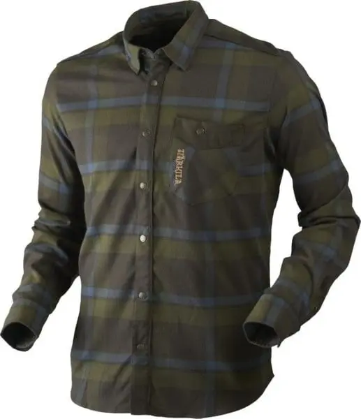 Angot L/S Skjorta India Ink Blue/Shadow