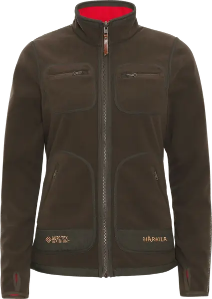 Kamko Fleece Women Brown/Red