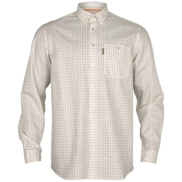 Herre Portfield L/S Skjorte Mandarin Check