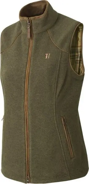 hem Lady Fleece Väst Dusty Lake Green Melange