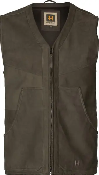 Pro Hunter Leather Vest Willow Green