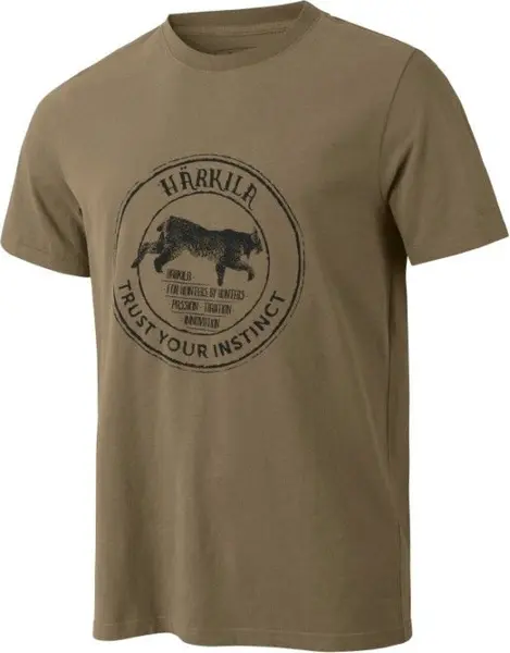 Wildlife Lynx S S T-Shirt Khaki