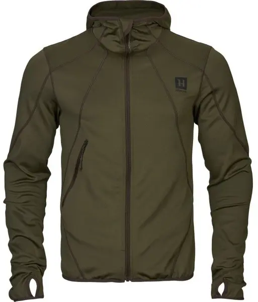 Deer Stalker Full-Zip Fleece Hoodie Willow Green