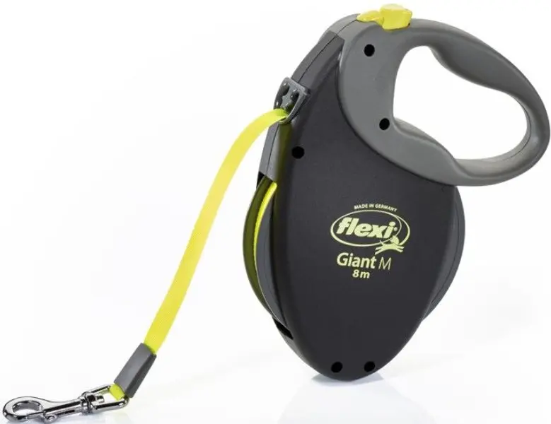 flexi NEON GIANT M: 8 m bånd svart/neon