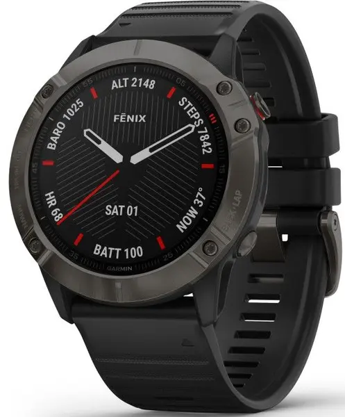 Fenix 6X Sapphire Graphite with Black Band