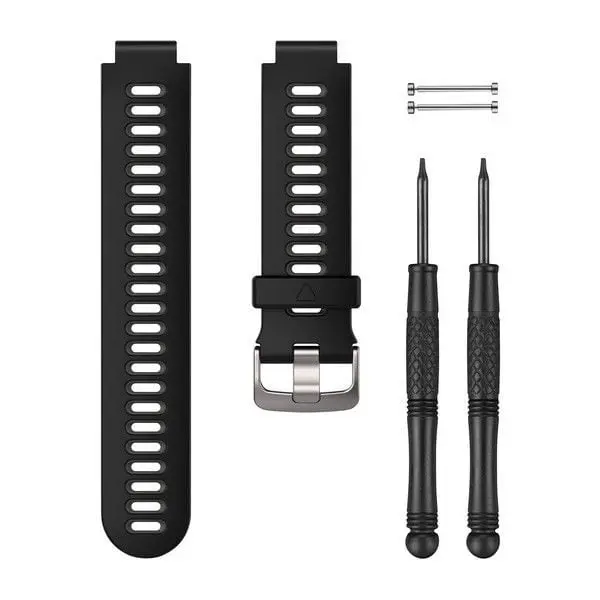 Svart/grått klockarmband (Forerunner® 735XT)