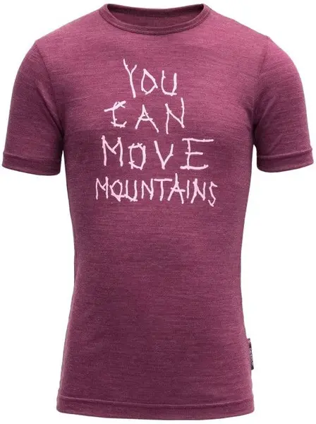 Moving Mountain Kid Tee Plum