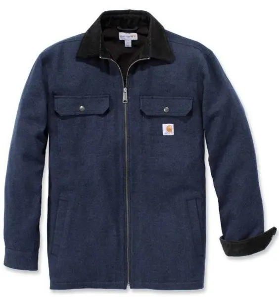 Carhartt M's Pawnee Zip Shirt Jac Twilight