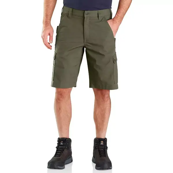 Ripstop Cargo Work Shorts Basil