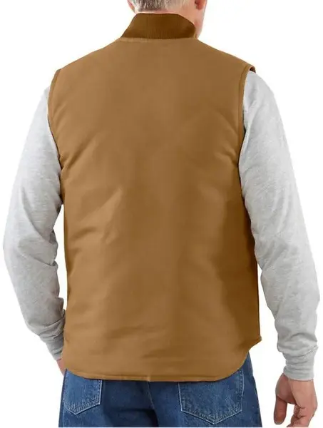 Carhartt M's Insulated Rib Collar Vest Carhartt® Brown