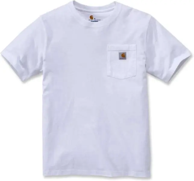 M's Workw Pocket S/S T-Shirt White