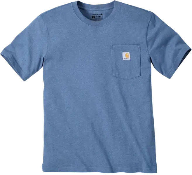 Carhartt M's Workwear Pocket S/S T-Shirt Thundercloud Heather