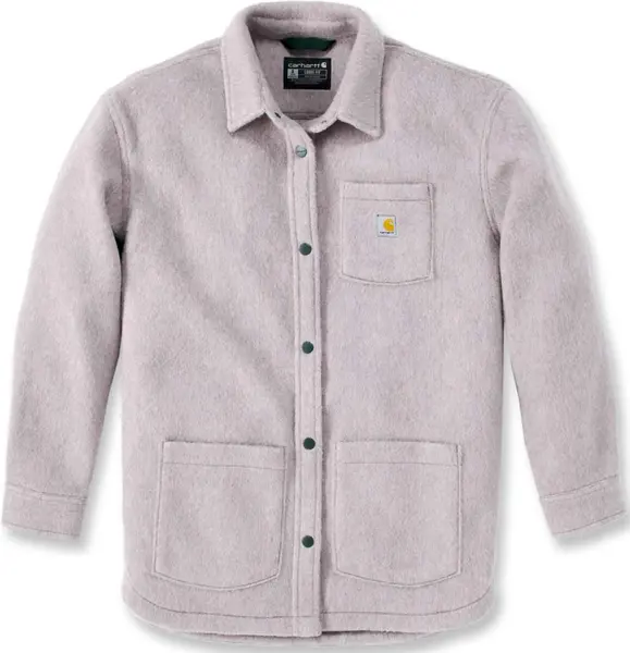 Carhartt W's Loose Fit Fleece Overshirt Mink