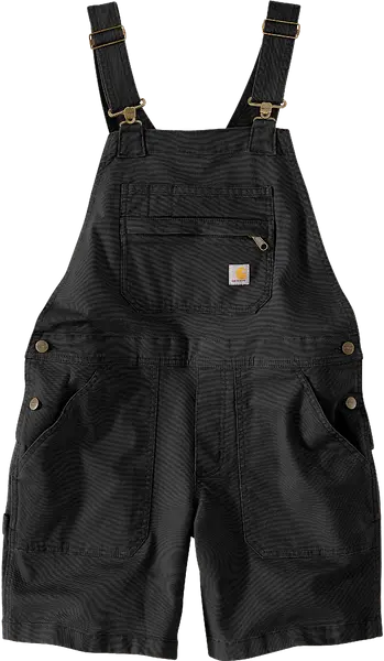 Carhartt W's Relaxed Fit Canvas Shortall Black