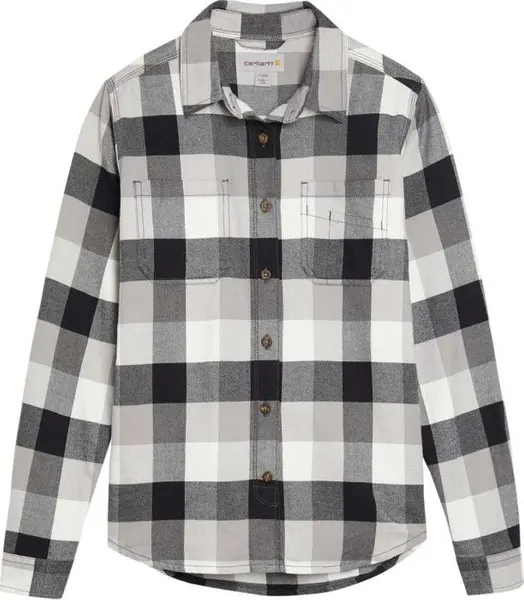 Carhartt W's Hamilton Plaid Flannel Shirt Black