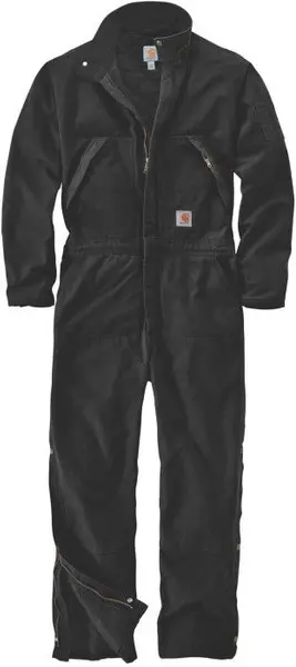 Carhartt M's Washed Duck Insulated Coverall Black