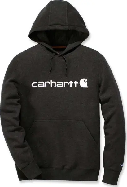 Carhartt M's Delmont Graphic Hooded Sweatshirt Black Heather