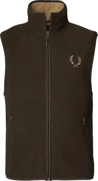 Mainstone Fleece Waistcoat Brown