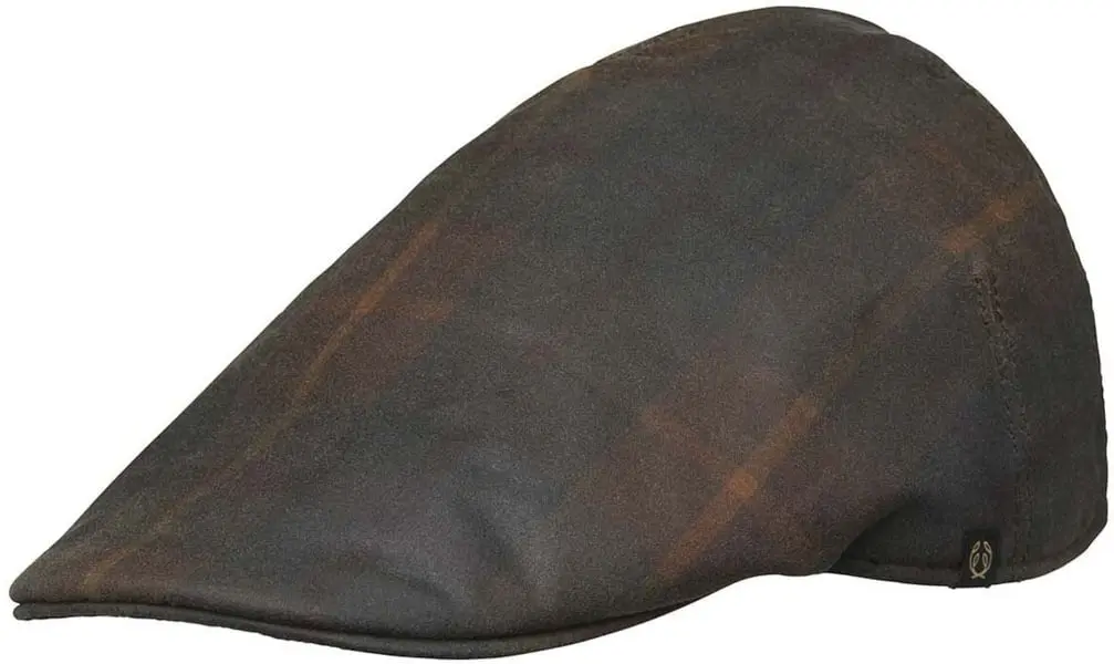 Torre Sixpence Cap Hunter Brown Checked