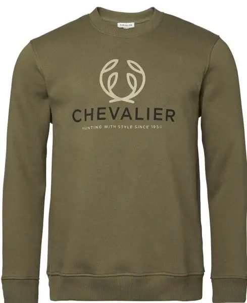 Logo Sweatshirt Men Forest Green