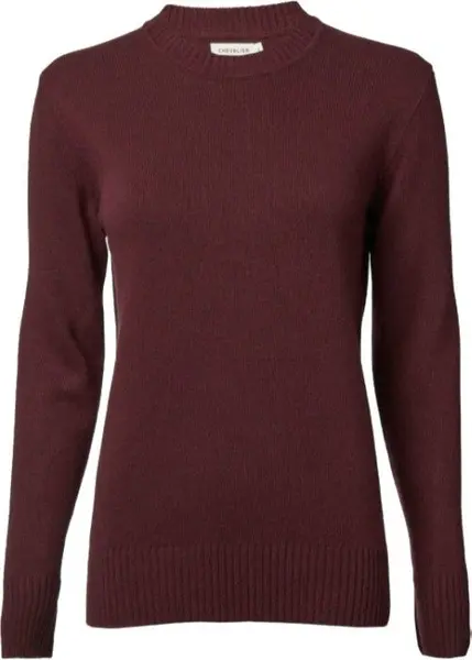 Clouds Sweater Women Wine Red