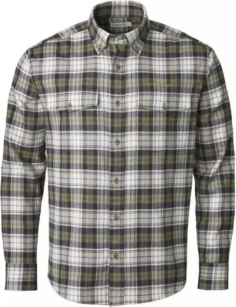 Drive Flannel Shirt Men Navy Checked