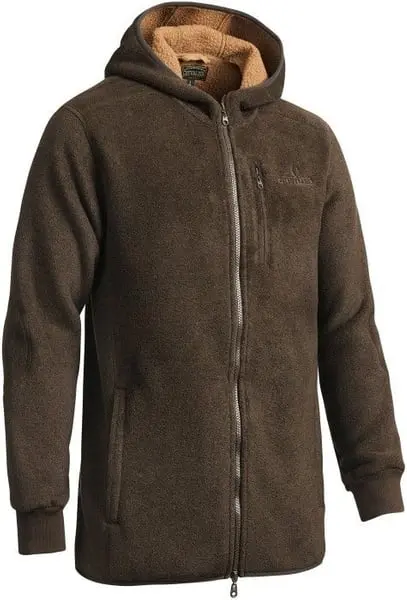 Milestone Fleece Hoodie Women Brown Melange