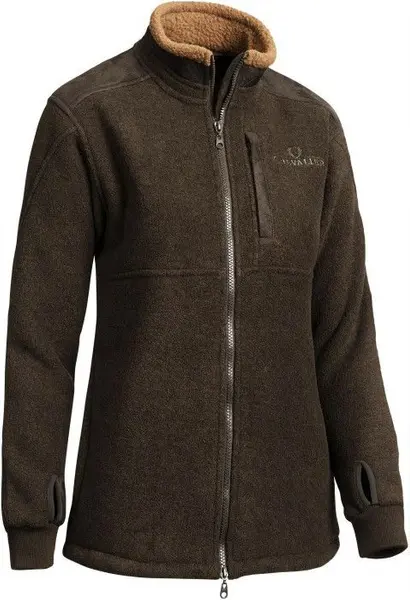 Milestone Fleece Cardigan Brown W