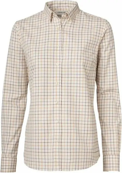 Monikie Shirt Shooting Fit Women Golden Oak Checked