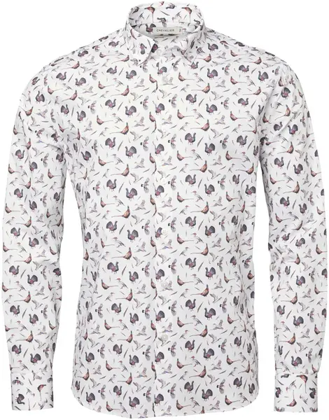 Danson Contemporary Fit Shirt Men Birds
