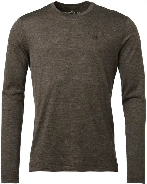 M's Coley Longsleeve Wool T-Shirt Men Leather Brown