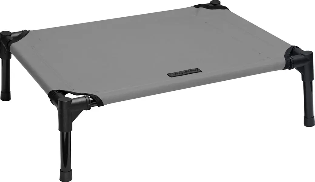 Folded Camping Bed 61x46x18 cm Grey