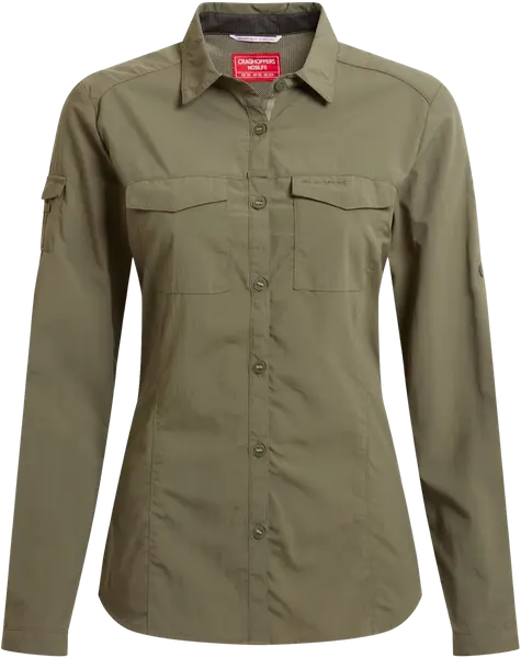W's NosiLife Adventure LS Shirt III Wild Olive