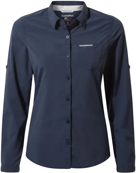 W's NosiLife Bardo Longsleeve Shirt Blue Navy