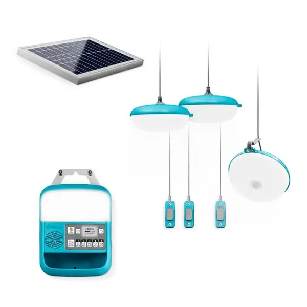 Solar Home System 620+ Solcellslampor