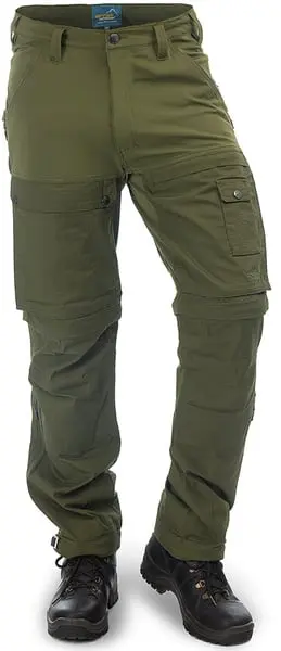 Arrak M's Flexible Zip Off Pant Green