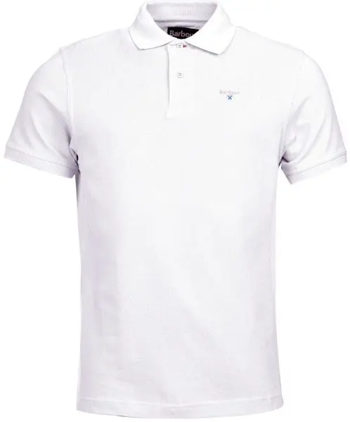 M's Sports Polo White